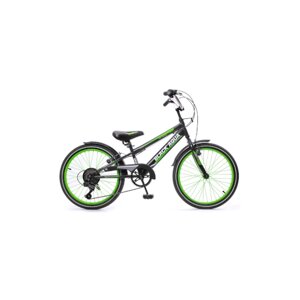 Велосипед BLACK AQUA Sport 20" 6ск (графитово-зеленый)