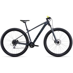 Велосипед CUBE Aim Pro grey n flashyellow (2023) рама 20 дюймов, диаметр колес 29 дюймов