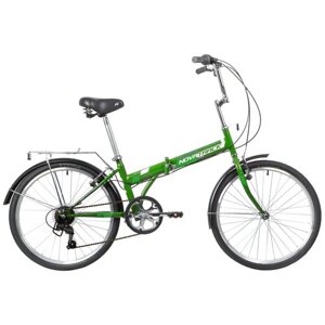 Велосипед складной Novatrack 24", TG, зеленый