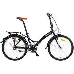Велосипед складной WELS Compact 24-3 NEXUS (24", черный, 3 ск, 2023)