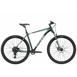 Велосипед Stark Router 29.4 HD (2024) 20" темно-зеленый металлик/мятный