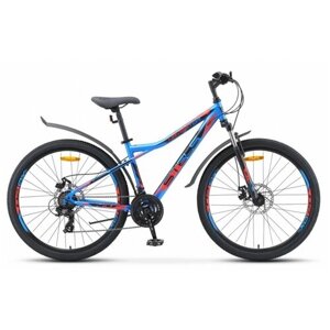 Велосипед "STELS Navigator-710 MD 27,5"21г. V020 (16"синий-черный-красный )