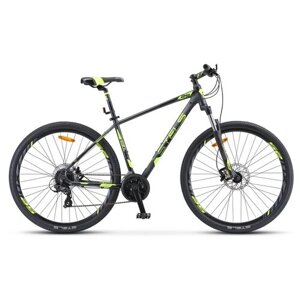 Велосипед Stels Navigator-930 D 29" V010 16.5" Антрацитовый/чёрный/лайм