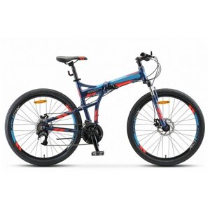 Велосипед взрослый 26" Stels Pilot 950 MD V011 (рама 19) (ALU рама) Темный/синий (Требует финальной сборки)