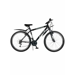 Велосипед взрослый горный 27,5" Altair AL 27,5 V FR рама 19" 2022 года черно-серебристый