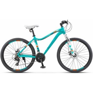 Велосипед женский горный Stels Miss-6000 MD V010 рама 17" 2023 года мятный матовый