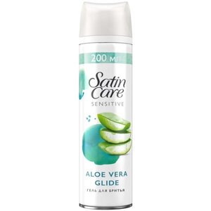 Venus гель для бритья Satin Care Sensitive Skin с алоэ вера 200 мл 200 г