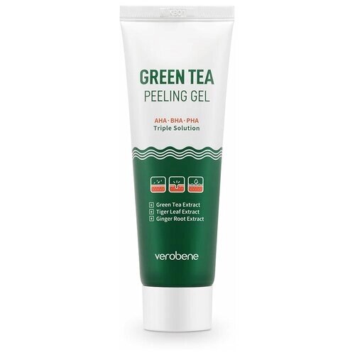 Verobene кислотный Пилинг гель с экстрактом чайного дерева Green Tea Peeling Gel