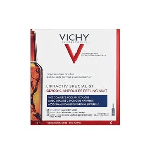 Vichy, Сыворотка-пилинг для лица Liftactiv Specialist Glyco-C Nuit, 10х1,8 мл