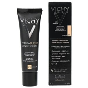 Vichy Тональный крем Dermablend 3D Correction, 30 мл, оттенок: 20 vanilla