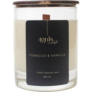 Viva Ignis Аромосвеча Tabacco&vanilla (стекло) 300 мл