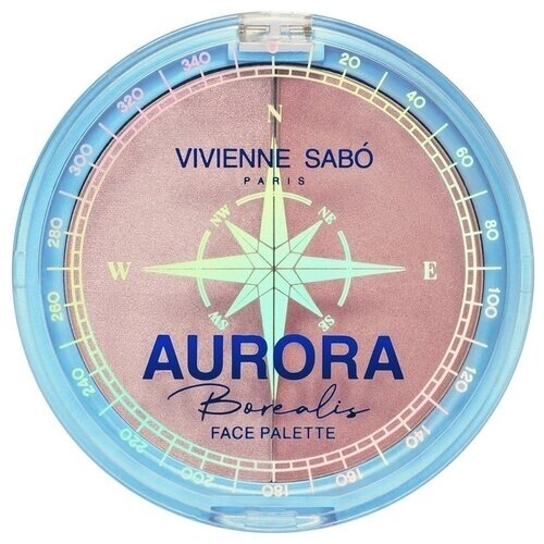 Vivienne Sabo Палетка для лица Aurora Borealis Face Palette, 01