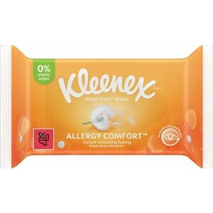 Влажные гипоаллергенные салфетки Kleenex Allergy Comfort, 40 шт в упаковке