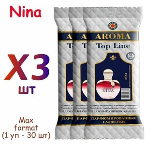 Влажные салфетки Aroma Top Line (30 шт)12 Nina