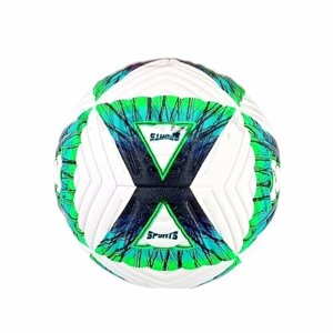 Волейбольный мяч бело-зеленый, размер №5