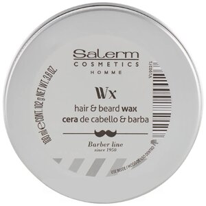 Воск для волос, бороды и усов, 100 мл/ Homme Hair & Beard Wax, Salerm (Салерм)