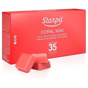 Воск в брикетах Коралл Starpil Coral Wax, 1000 гр