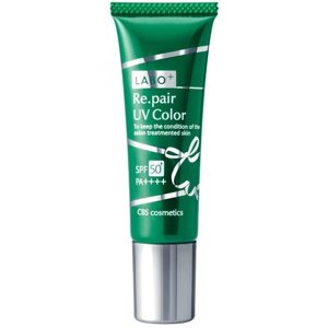 Восстанавливающий солнцезащитный крем для лица CBS Cosmetics LABO+ Re. pair UV Color Pink SPF 50 PA, 30 г