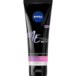 Выравнивающий очищающий пилинг эксфолиант для лица NIVEA Make Up Expert с aha-кислотами, 125 мл.