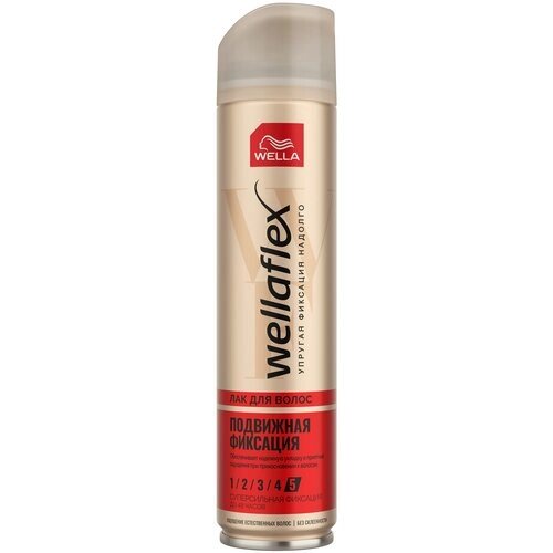 Wella Лак для волос Wellaflex Для горячей укладки, экстрасильная фиксация, 250 г, 250 мл