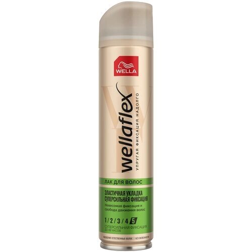 Wella Лак для волос Wellaflex, экстрасильная фиксация, 1000 г, 250 мл