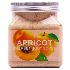 Wokali Скраб-шербет для тела Apricot, 350 мл, 355 г