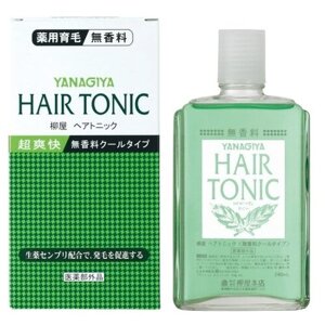 Yanagiya Honten Hair Tonic Тоник для роста волос, 240 мл, бутылка