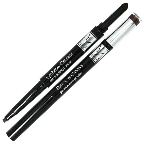 Yllozure Карандаш для бровей Eyebrow Creator pencil & filing power, оттенок 0623 Dark Grey