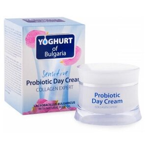 Yoghurt of Bulgaria Sensitive Probiotic Day Cream Крем для лица дневной коллаген эксперт пробиотический, 50 мл
