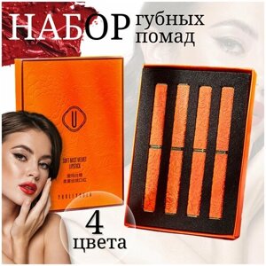 YOULIYOULA Набор помад для губ, Soft mist velvet lipstick, оттенок разноцветный