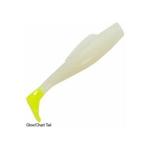 Z-man Minnowz 3" Glow/Chartreuse Tail, мягкая приманка для рыбалки