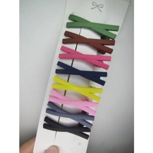 Заколки для волос детские, набор заколок 7 шт (разноцветные)