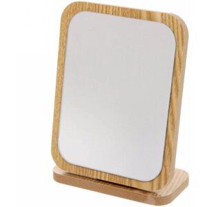 Зеркало настольное в деревянной оправе «High Tech» прямоугольник, 12,5*17см
