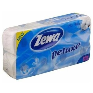 Zewa туалетная бумага "Делюкс" 3-хслойная цвет белая 8 шт.
