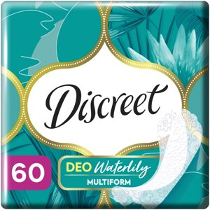 Женские ежедневные прокладки Discreet Multiform Водная лилия, 60 шт.