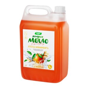 Жидкое мыло для рук с ароматом апельсина и имбиря SHIMA LIQUID SOAP 5 л 4603740921367