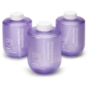 Жидкое мыло Simpleway для дозатора, фиолетовое, 300 мл х 3 шт