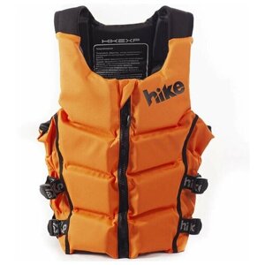 Жилет страховочный плавательный Standart hikeXp, оранжевый, размер L / Спортивный спасательный жилет для рыбалки, водных видов спорта, SUP
