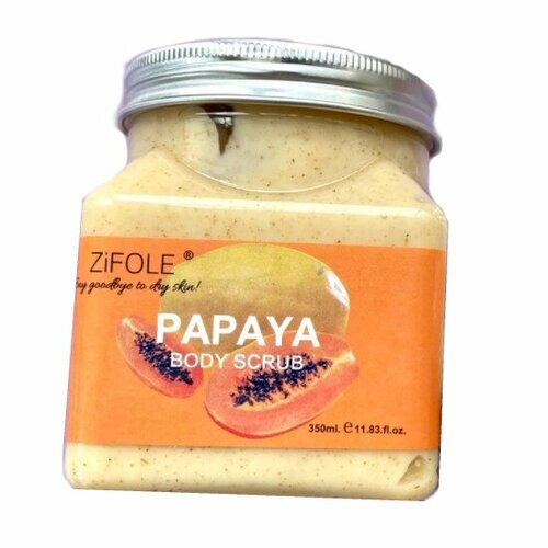 Zifole скраб для тела "papaya BODY SCRUB", 350 ml