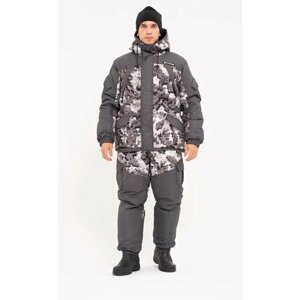 Зимний костюм для охоты и рыбалки "Горный -45" от ONERUS. Ткань: Алова, Таслан. Цвет: Белый. Размер: 48-50/170-176
