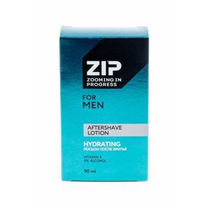 Zip / Зип Hydrating Лосьон после бритья для всех типов увлажняющий с Витамином Е 90мл / уход за кожей лица для мужчин