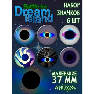 Значки на рюкзак Battle for Dream Island BFDI