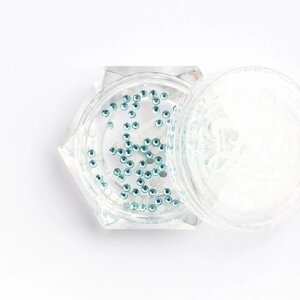 Zoo Nail Art 1096 Стразы стеклянные Aquamarine SS3 (1,3 мм) 100 шт