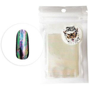 Zoo Nail Art 1166 Фольга переводная северное сияние 4*50 см