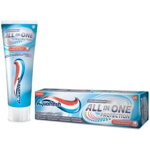 Зубная паста Aquafresh All-in-One Protection отбеливающая, 75 мл