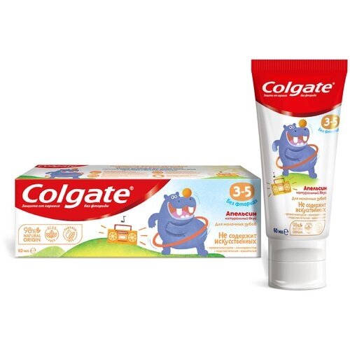 Зубная паста Colgate Апельсин 3-5 лет, 60 мл