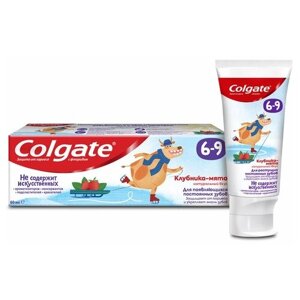 Зубная паста Colgate клубника-мята с фторидом 6-9 лет 60 мл (2 шт)