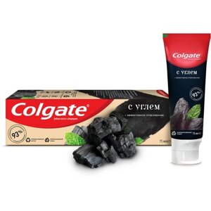 Зубная паста Colgate Naturals Эффективное отбеливание с Углем, 75 мл, 80 г