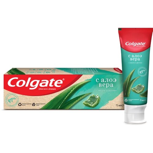 Зубная паста Colgate Naturals Забота о деснах с Алоэ Вера, 75 мл