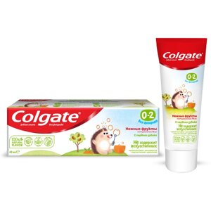 Зубная паста Colgate Нежные фрукты 0-2 лет, 40 мл